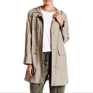 Eileen Fisher Hooded Organic Cotton Jacket